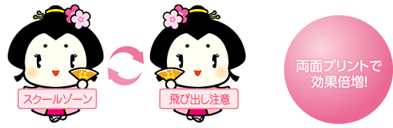 両面プリントで効果倍増！
